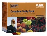 Formulated based on exclusive, scientific evidence, Dr. WEil's Vitamin Advisor Complete Daily Pack has helped millions of health-conscience people worldwide achieve optimal health, energize and balance their lives..